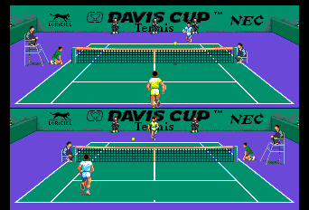 Davis Cup Tennis screenshot 3 for TurboGrafx-16